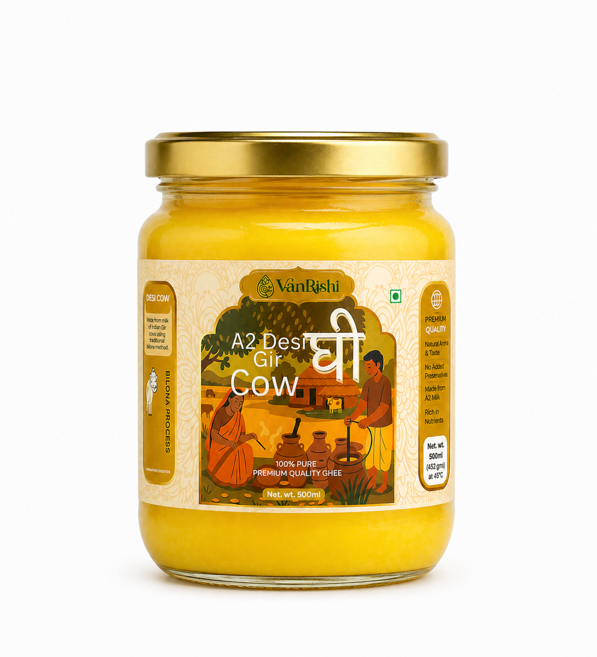 A2 Gir Cow Ghee 500ml