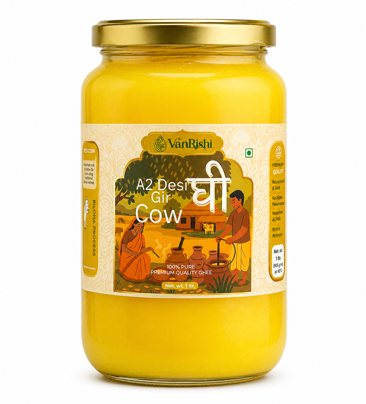 A2 Gir Cow Ghee 1 ltr.